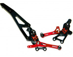 DBK Special Parts (Ducabike) Adjustable Rearsets for the Ducati Hypermotard 821/939