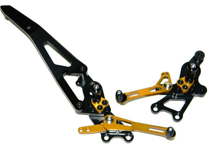 DBK Special Parts (Ducabike) Adjustable Rearsets for the Ducati Hypermotard 821/939