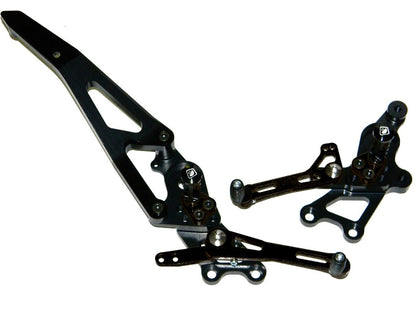 DBK Special Parts (Ducabike) Adjustable Rearsets for the Ducati Hypermotard 821/939