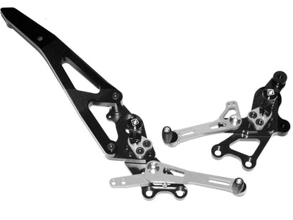 DBK Special Parts (Ducabike) Adjustable Rearsets for the Ducati Hypermotard 821/939