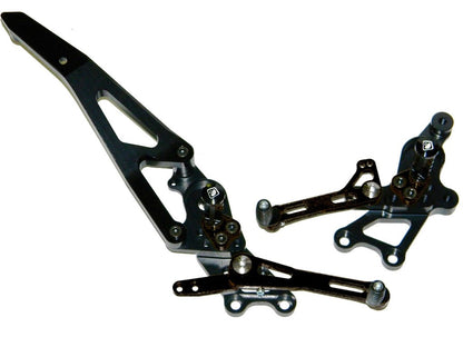 DBK Special Parts (Ducabike) Adjustable Rearsets for the Ducati Hypermotard 821/939