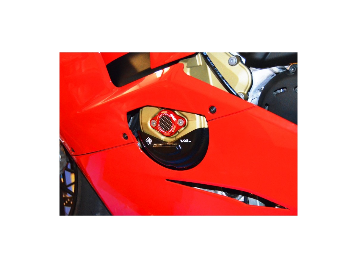 DBK Special Parts (Ducabike) Alternator Cover / Slider for Pangiale / Streetfighter V4 / S / R / Speciale