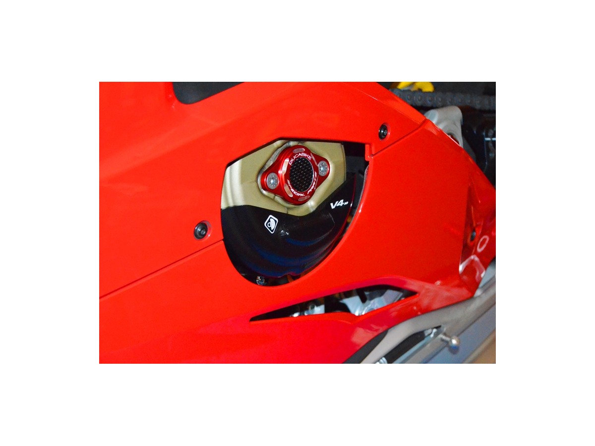 DBK Special Parts (Ducabike) Alternator Cover / Slider for Pangiale / Streetfighter V4 / S / R / Speciale