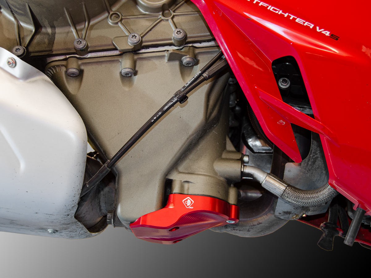 DBK Special Parts (Ducabike) BIllet Oil Pan Protector Streetfighter V4 / S / SP
