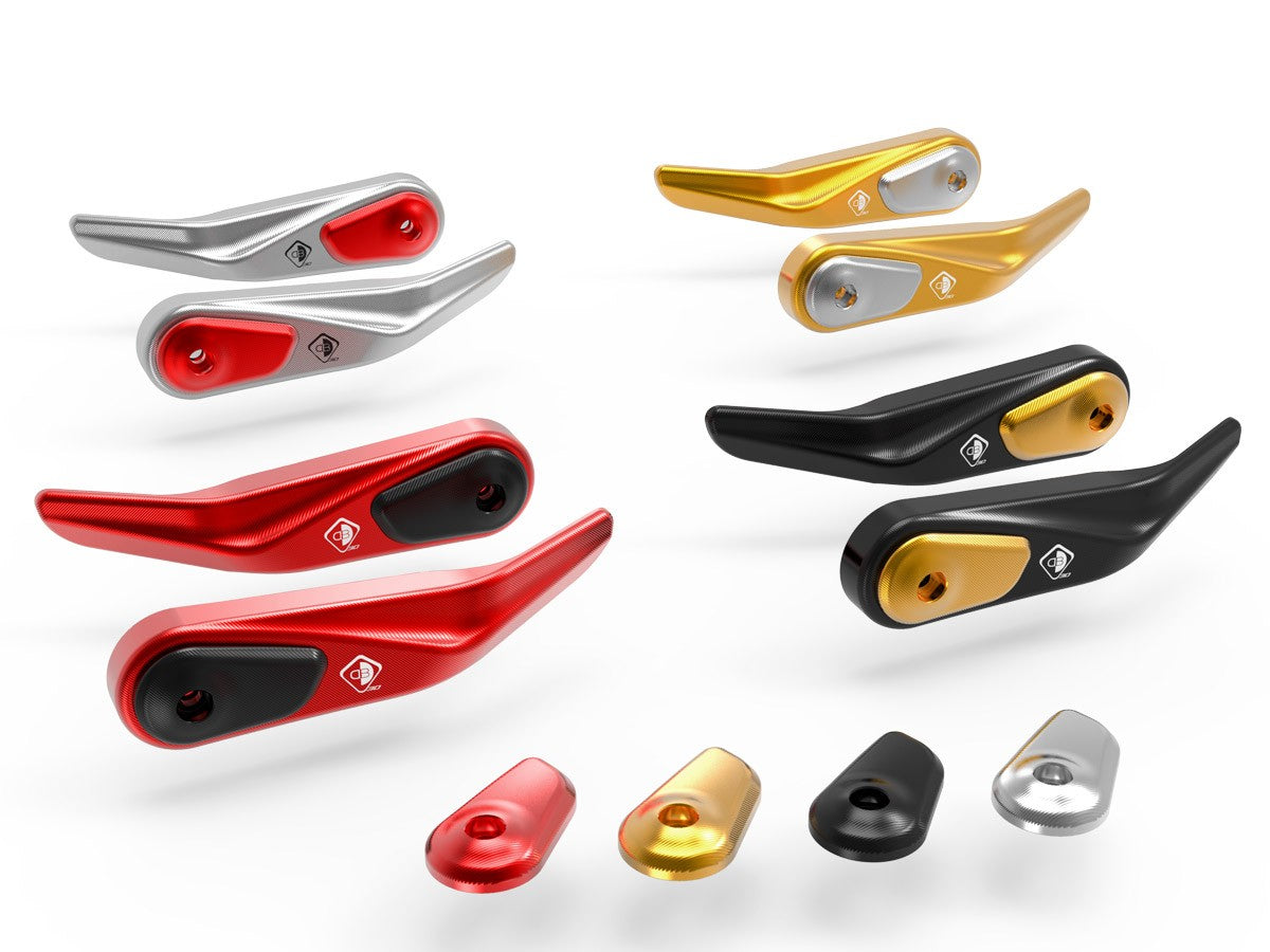 DBK Special Parts (Ducabike) Billet Hand Guard Protectors With Slider for the 2015+ Ducati Multistrada 1260 / 1200 / 950 and Hypermotard 950