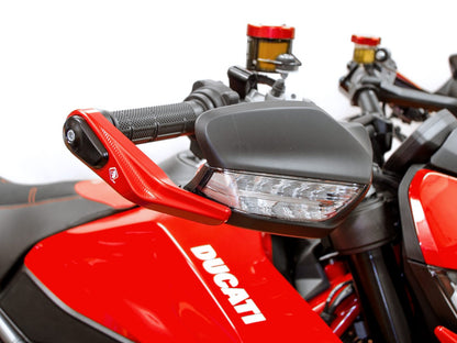 DBK Special Parts (Ducabike) Billet Hand Guard Protectors With Slider for the 2015+ Ducati Multistrada 1260 / 1200 / 950 and Hypermotard 950