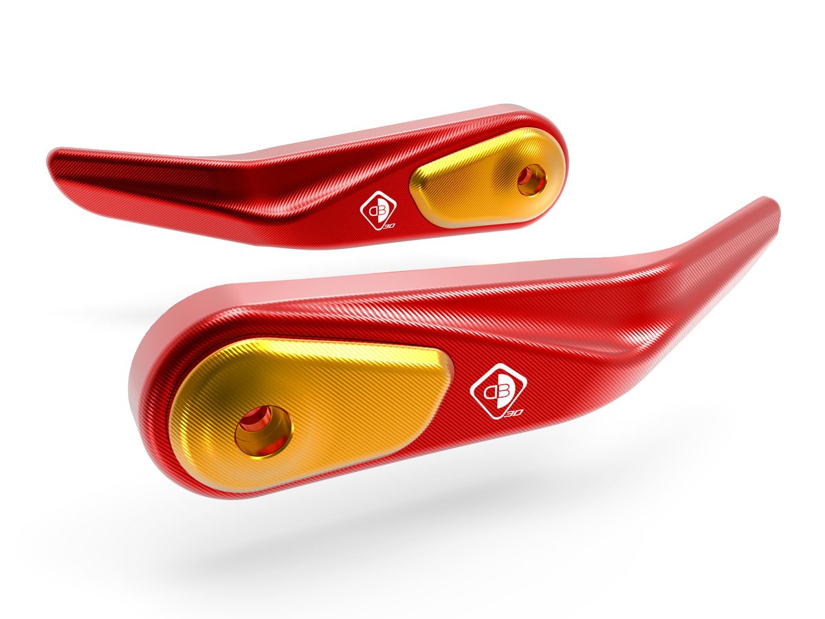 DBK Special Parts (Ducabike) Billet Hand Guard Protectors With Slider for the 2015+ Ducati Multistrada 1260 / 1200 / 950 and Hypermotard 950
