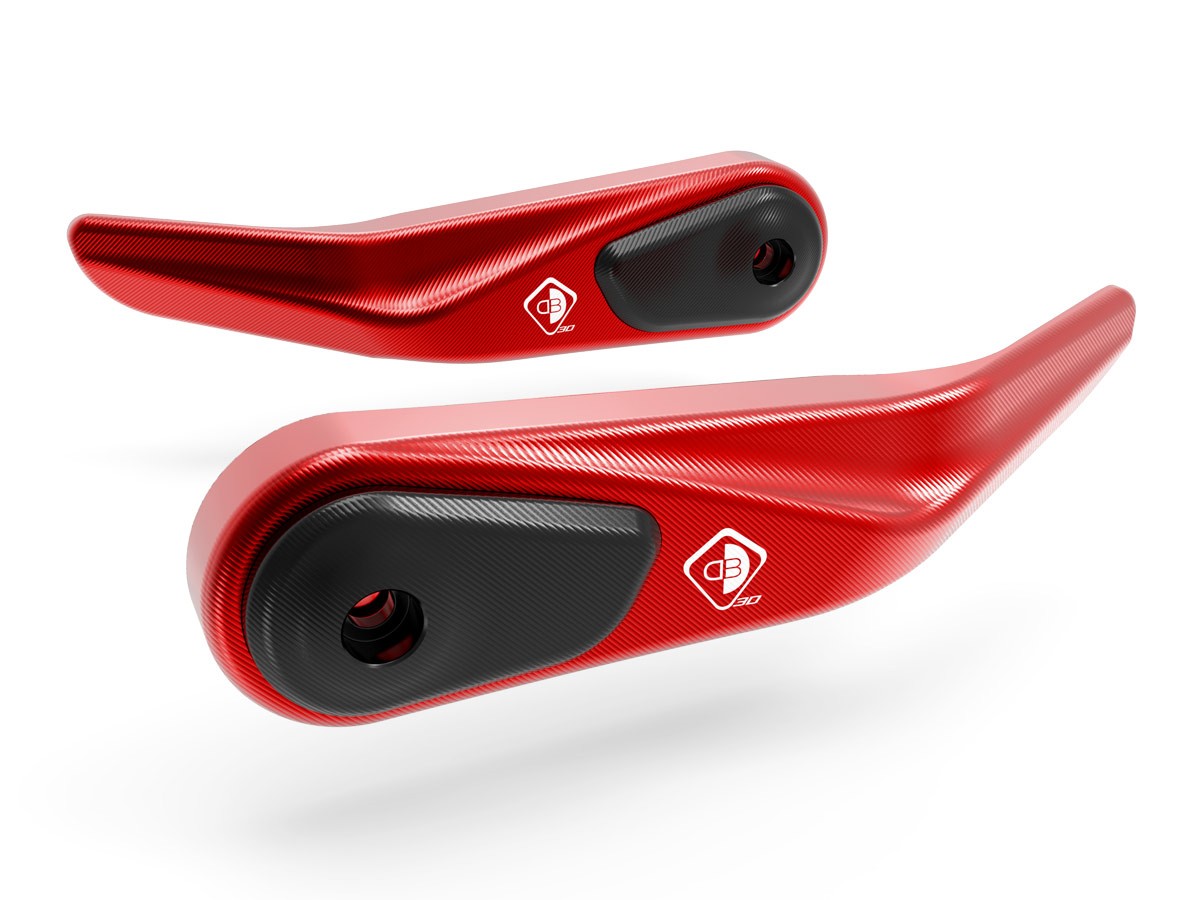 DBK Special Parts (Ducabike) Billet Hand Guard Protectors With Slider for the 2015+ Ducati Multistrada 1260 / 1200 / 950 and Hypermotard 950