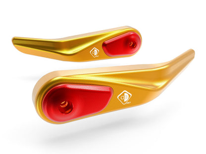 DBK Special Parts (Ducabike) Billet Hand Guard Protectors With Slider for the 2015+ Ducati Multistrada 1260 / 1200 / 950 and Hypermotard 950