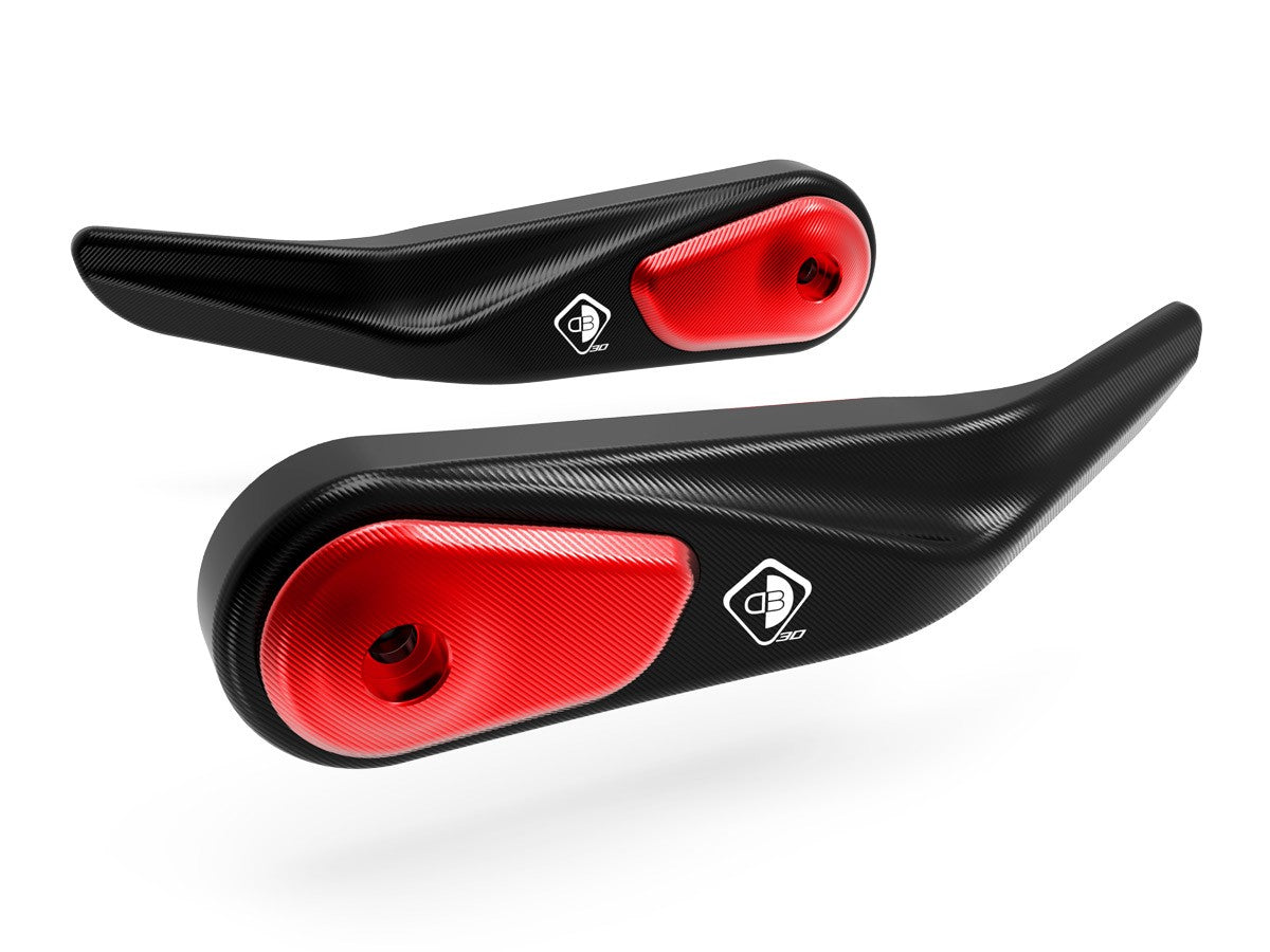 DBK Special Parts (Ducabike) Billet Hand Guard Protectors With Slider for the 2015+ Ducati Multistrada 1260 / 1200 / 950 and Hypermotard 950