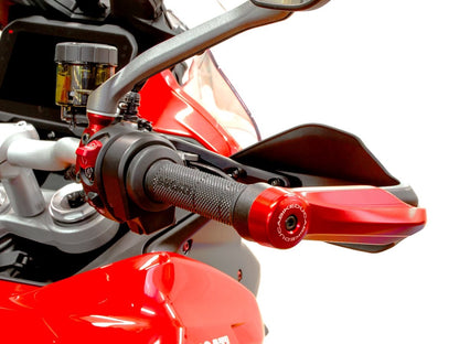 DBK Special Parts (Ducabike) Billet Hand Guard protectors for the Ducati Multistrada V4 / S / Sport and Hypermotard 698 Mono