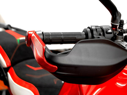 DBK Special Parts (Ducabike) Billet Hand Guard protectors for the Ducati Multistrada V4 / S / Sport and Hypermotard 698 Mono