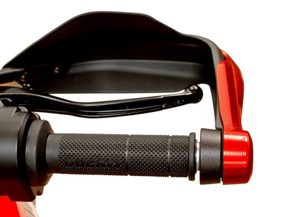 DBK Special Parts (Ducabike) Billet Hand Guard protectors for the Ducati Multistrada V4 / S / Sport and Hypermotard 698 Mono