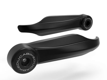 DBK Special Parts (Ducabike) Billet Hand Guard protectors for the Ducati Multistrada V4 / S / Sport and Hypermotard 698 Mono
