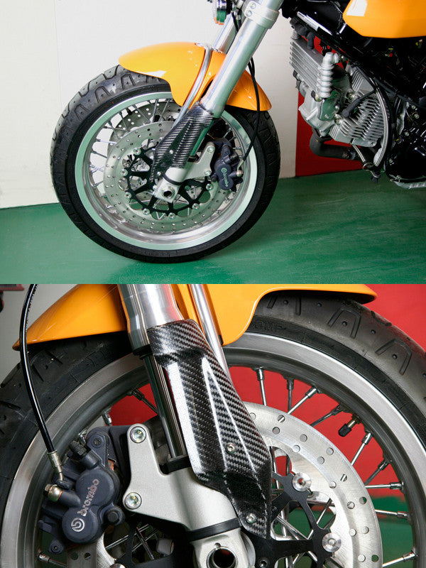 CARBONDRY - DUCATI SPORTS CLASSICS CARBON FIBER FRONT FORK GUARDS