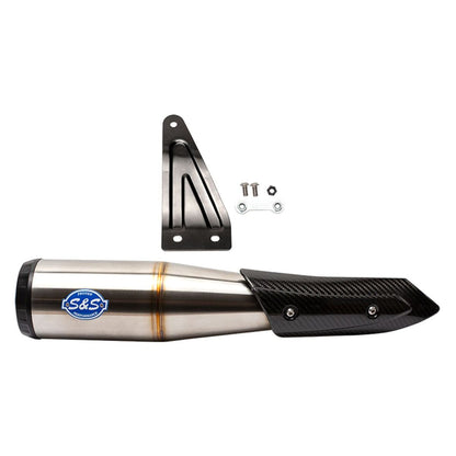 S&S Grand National Slip-On Exhaust for the Indian FTR 1200 (Flat Track Racer)