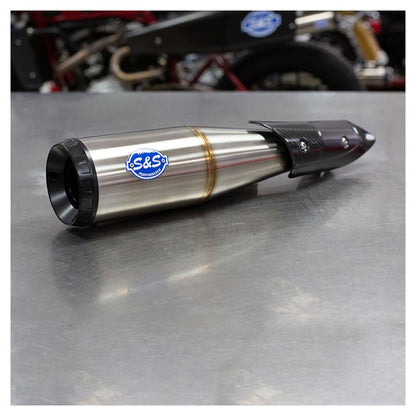 S&S Grand National Slip-On Exhaust for the Indian FTR 1200 (Flat Track Racer)