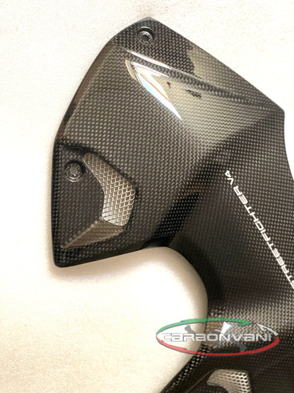 Carbonvani - Ducati Streetfighter V4 / S Carbon Fiber Upper Tank Cover - DP Style (2023+)