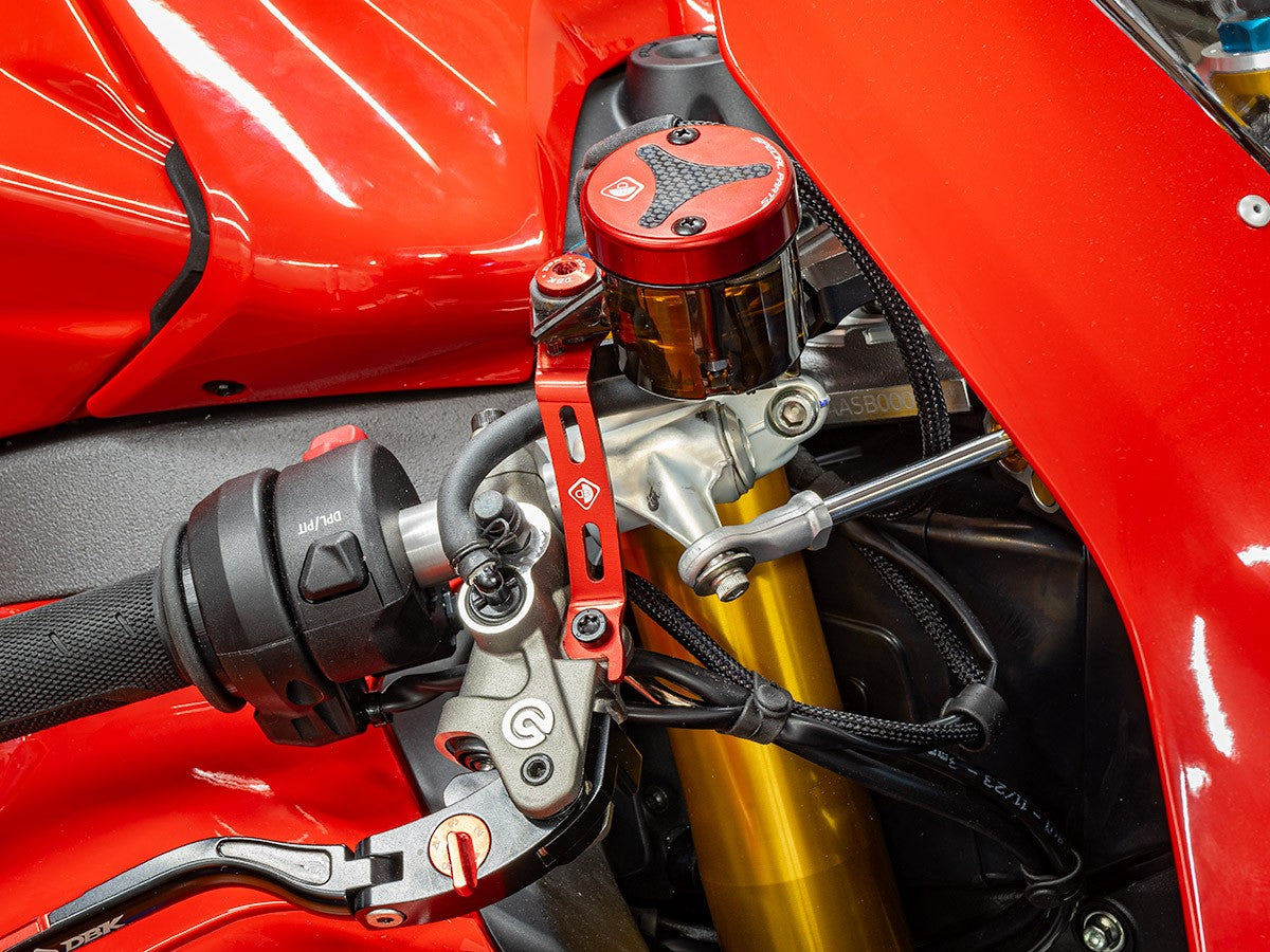 DBK Special Parts (Ducabike) Front Brake Reservoir Bracket for Ducati Panigale V4 (2025+)