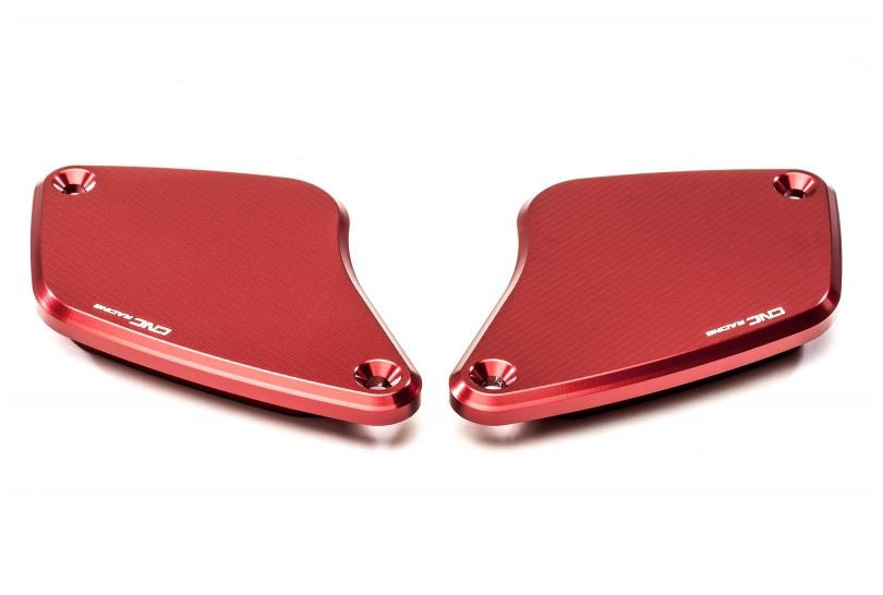 CNC Racing 'Streaks' Front Brake & Clutch Reservoir Caps for Ducati Diavel / XDiavel