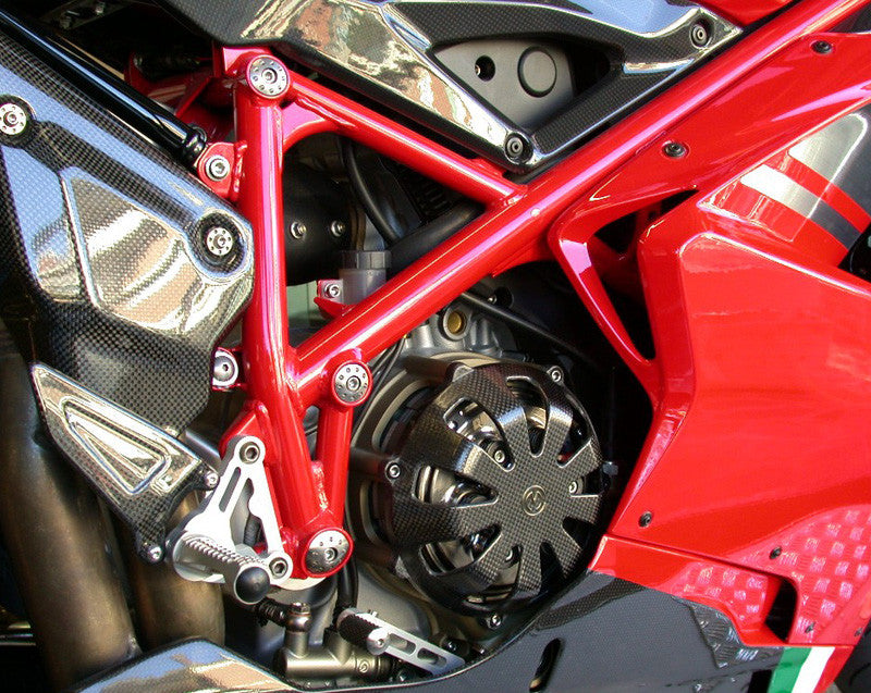 Motocorse Billet Titanium or Aluminum Frame Plugs for the Ducati 1198/1098/848