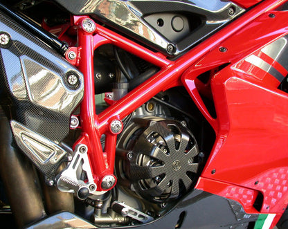 Motocorse Billet Titanium or Aluminum Frame Plugs for the Ducati 1198/1098/848