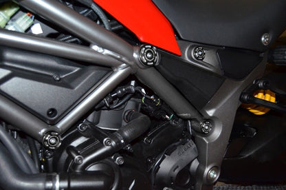 DBK Special Parts (Ducabike) Contrast Cut Frame Plug Kit for the Ducati Multistrada 950 (2017+)