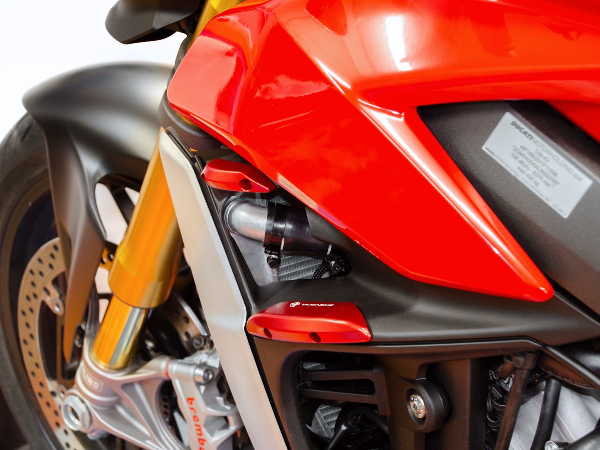 DBK Special Parts (Ducabike) Billet Winglet Cover Kit for Ducati Streetfighter V4 / S