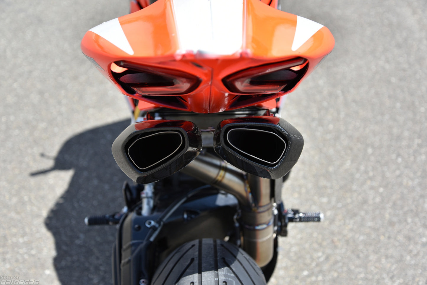 Termignoni High Mount Dual Muffler 2-1-2 'FORCE' Full Exhaust for DUCATI 1199 / 1299 PANIGALE