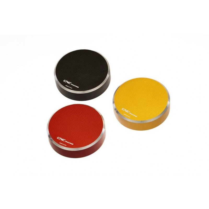 CNC Racing 'Bi-Color' Billet Front/Rear Brake Reservoir Cap for Buell, Kawasaki,Honda,Triumph, MV Agusta and Suzuki