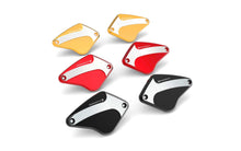 DBK Special Parts (Ducabike) Tri Blade Contrast Cut Front Brake & Clutch Reservoir Caps for the Ducati Diavel / XDiavel