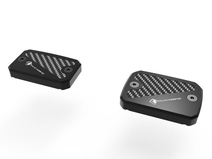 DBK Special Parts (Ducabike) Billet Front Brake & Clutch Reservoir Caps for the Ducati Scrambler 1100 / 800 (2020+) and DesertX