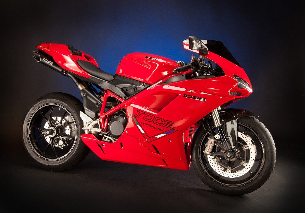 TOCE Performance T-Slash Slip-on Exhaust for Ducati 1198 & 1098