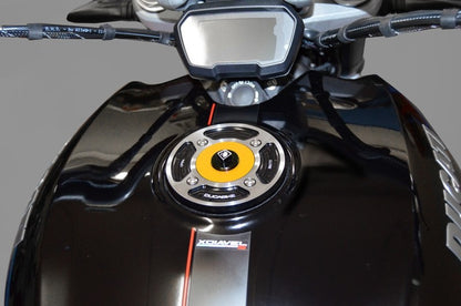 DBK Special Parts (Ducabike) Contrast Cut Base Fuel Tank Cap for the Ducati Panigale (all) Superleggera, Scrambler, Streetfighter, and XDiavel