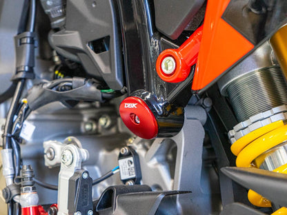DBK Special Parts (Ducabike) Lower Frame Plugs for the Ducati Hypermotard 698 Mono