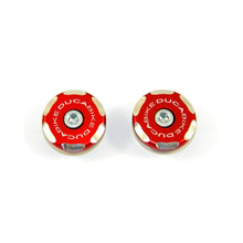 DBK Special Parts (Ducabike) Contrast Cut Billet Swingarm Pivot (main frame) Caps for the Ducati Panigale / Streetfighter V4 / S / R / Speciale