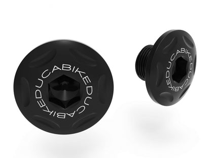 DBK Special Parts (Ducabike) Billet Main Frame Caps (Swing arm pivot) for the Ducati Multistrada V4