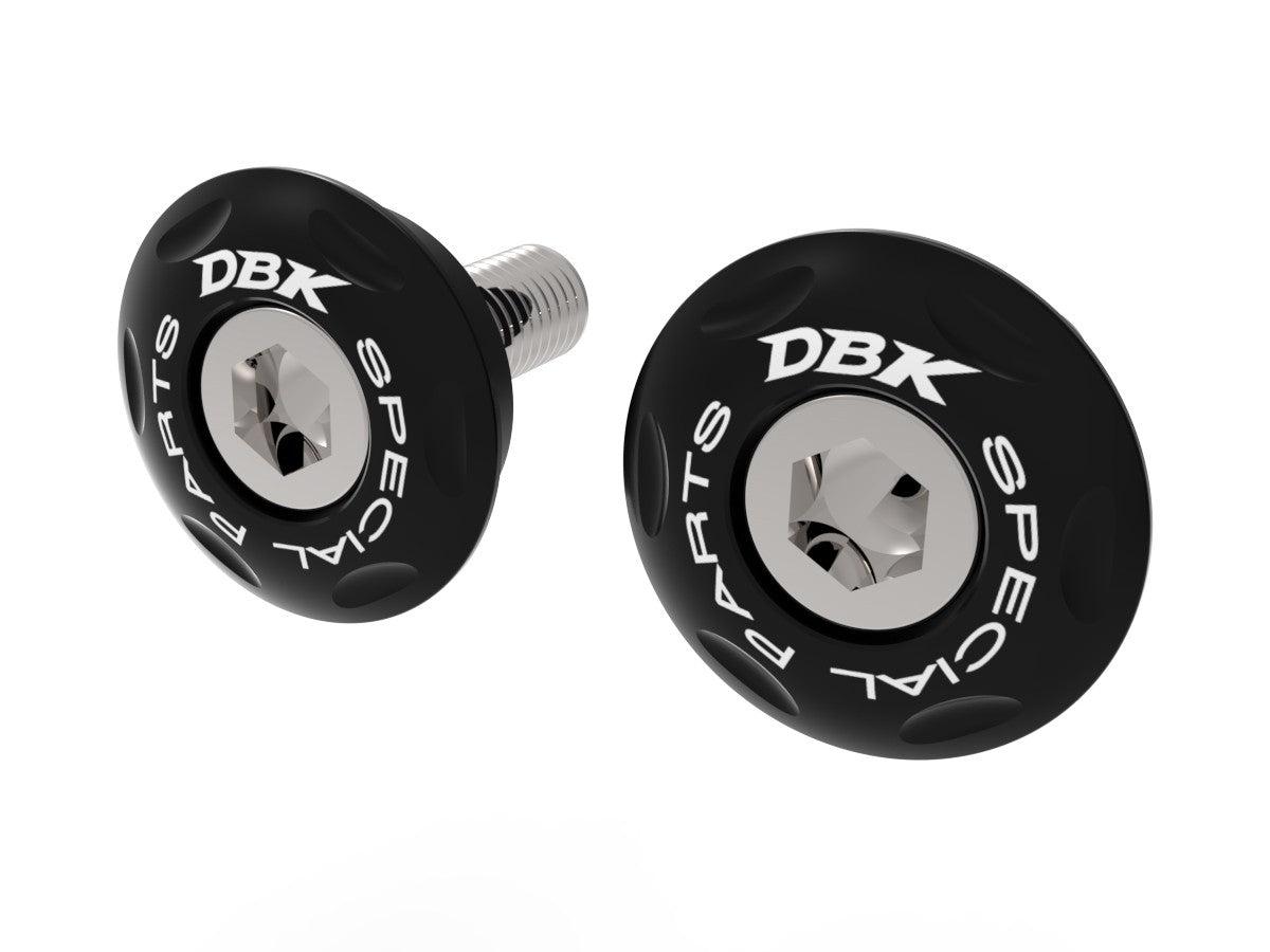DBK Special Parts (Ducabike) Billet Main Frame Caps (Swing arm pivot) for the Ducati Hypermotard 698 Mono