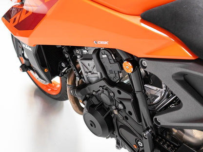 DBK Special Parts (Ducabike) Contrast Cut Billet Frame Plugs for the KTM 990 / 890 / 790 Duke