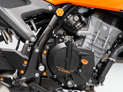 DBK Special Parts (Ducabike) Contrast Cut Billet Frame Plugs for the KTM 990 / 890 / 790 Duke