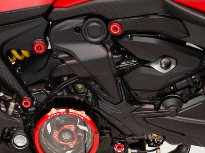 DBK Special Parts (Ducabike) Frame Plug Kit for the Ducati Monster 937 - Use with Frame Sliders