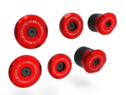 DBK Special Parts (Ducabike) Frame Plug Kit for the Ducati Monster 937 - Use with Frame Sliders