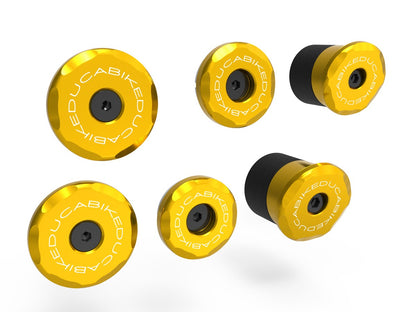 DBK Special Parts (Ducabike) Frame Plug Kit for the Ducati Monster 937 - Use with Frame Sliders