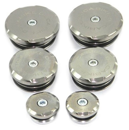 DBK Special Parts (Ducabike) Contrast Cut Frame Plug Kit for the Ducati Multistrada 1200 (2010-2014)