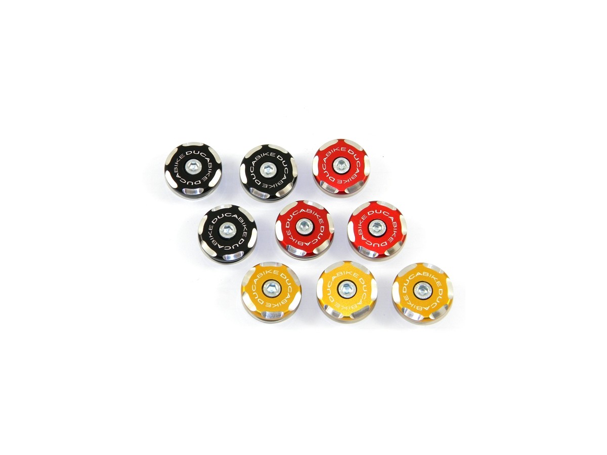 DBK Special Parts (Ducabike) Contrast Cut Rear Frame Plug Kit for the Ducati Scrambler 1100