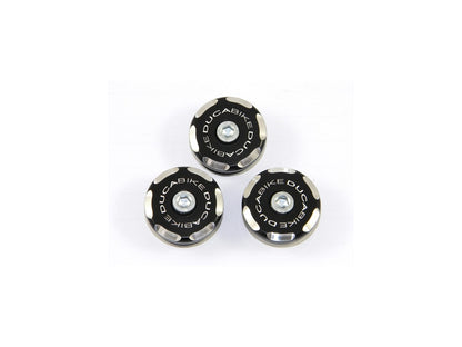 DBK Special Parts (Ducabike) Contrast Cut Rear Frame Plug Kit for the Ducati Scrambler 1100