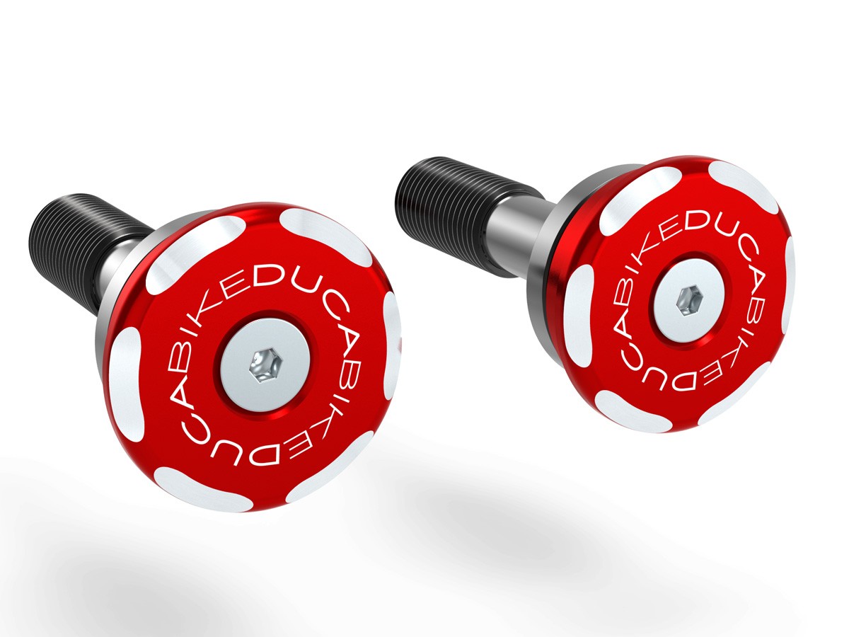 DBK Special Parts (Ducabike) Contrast Cut Billet Upper Frame Caps for the Ducati Panigale / Streetfighter V4 / S / R / Speciale