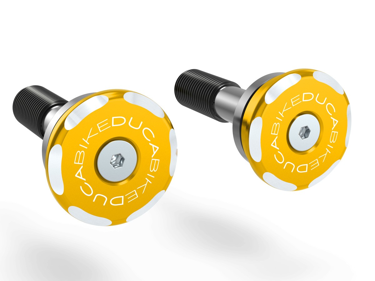 DBK Special Parts (Ducabike) Contrast Cut Billet Upper Frame Caps for the Ducati Panigale / Streetfighter V4 / S / R / Speciale