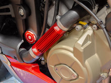 DBK Special Parts (Ducabike) Contrast Cut Billet Forward Frame Caps for the Ducati Streetfighter V4 / S