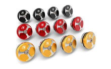 DBK Special Parts (Ducabike) Tri Blade Contrast Cut Billet Frame Plugs for the Ducati XDiavel and Diavel 1260